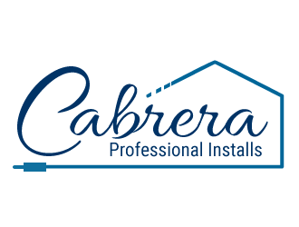 Cabrera Professional Installs  logo design by Coolwanz