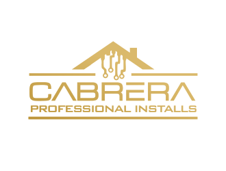 Cabrera Professional Installs  logo design by YONK