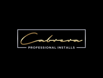 Cabrera Professional Installs  logo design by goblin