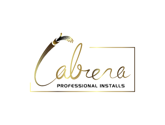 Cabrera Professional Installs  logo design by hwkomp