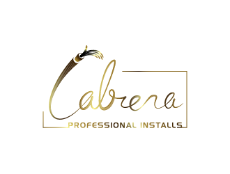 Cabrera Professional Installs  logo design by hwkomp