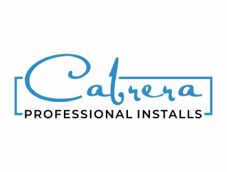 Cabrera Professional Installs  logo design by luckyprasetyo