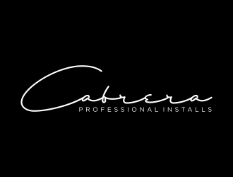 Cabrera Professional Installs  logo design by Editor