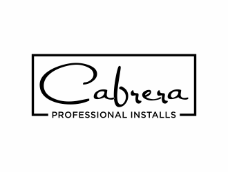 Cabrera Professional Installs  logo design by Editor