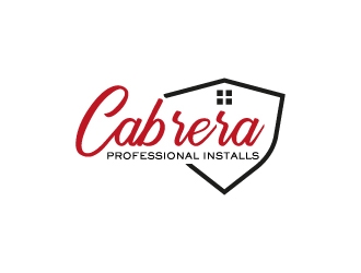 Cabrera Professional Installs  logo design by MUSANG