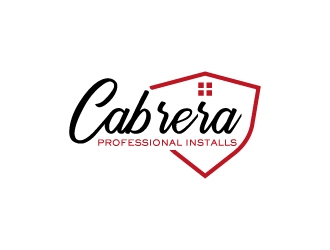 Cabrera Professional Installs  logo design by MUSANG