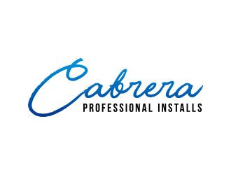 Cabrera Professional Installs  logo design by lexipej