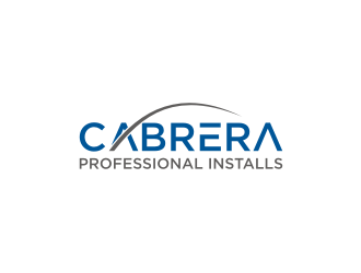 Cabrera Professional Installs  logo design by RatuCempaka