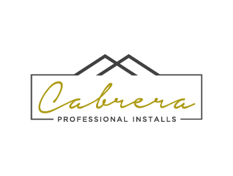 Cabrera Professional Installs  logo design by Andri