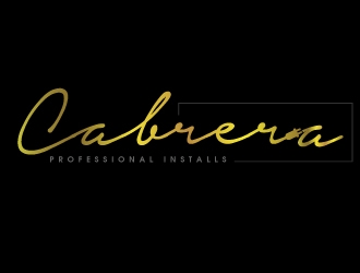 Cabrera Professional Installs  logo design by Suvendu
