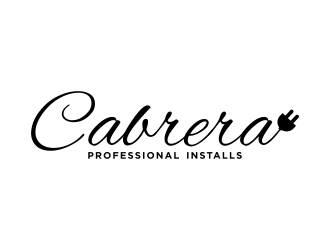 Cabrera Professional Installs  logo design by rykos