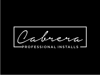 Cabrera Professional Installs  logo design by nurul_rizkon