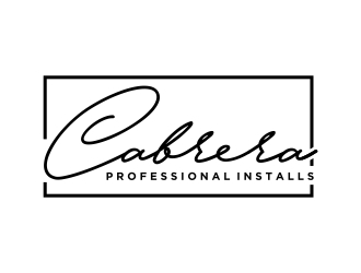 Cabrera Professional Installs  logo design by mercutanpasuar