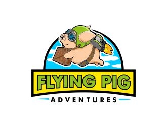 Flying Pig Adventures logo design by mrdesign