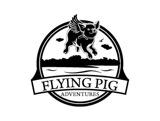 Flying Pig Adventures logo design by uttam