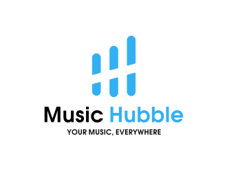 Music Hubble   - Slogan is Your Music, Everywhere logo design by asyqh