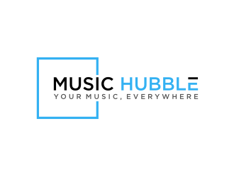 Music Hubble   - Slogan is Your Music, Everywhere logo design by nurul_rizkon