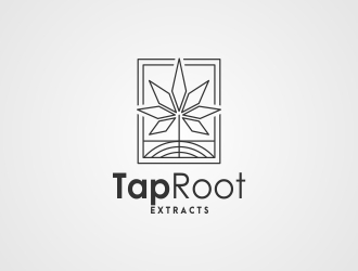 TapRoot Extracts logo design by Mailla
