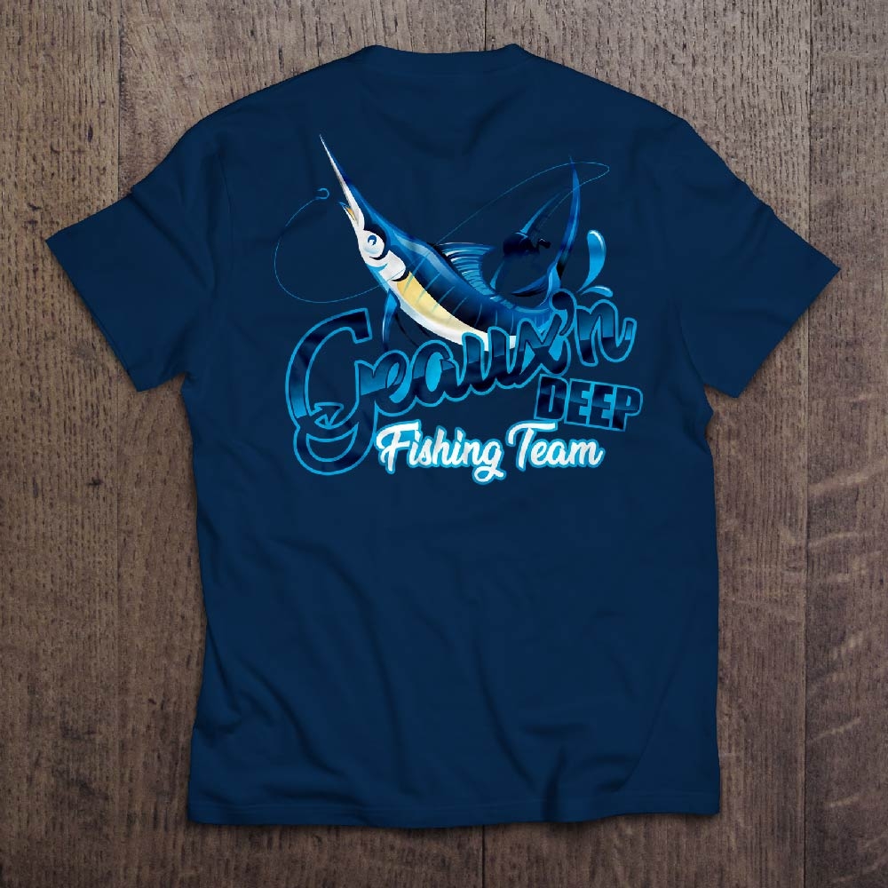Geauxn Deep Fishing Team logo design by dorijo