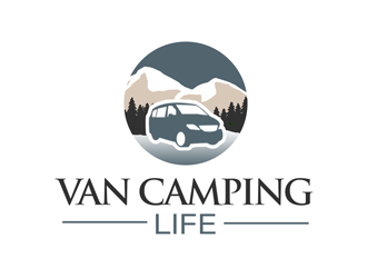 Van Camping Life logo design by kunejo