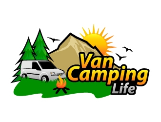Van Camping Life logo design by LogOExperT
