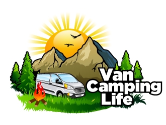 Van Camping Life logo design by Suvendu