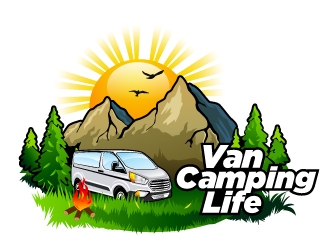 Van Camping Life logo design by Suvendu