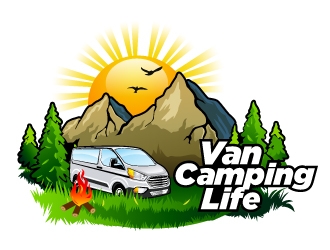 Van Camping Life logo design by Suvendu