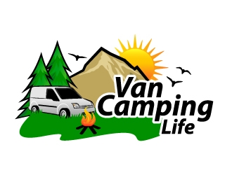 Van Camping Life logo design by LogOExperT