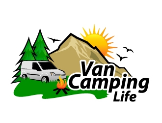 Van Camping Life logo design by LogOExperT