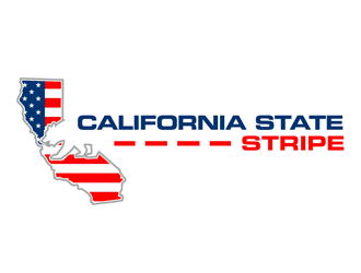 California State Stripe logo design by kunejo