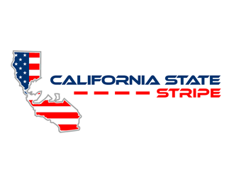 California State Stripe logo design by kunejo
