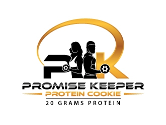 Promise Keeper protein cookie logo design by uttam