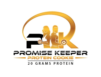 Promise Keeper protein cookie logo design by uttam