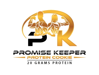 Promise Keeper protein cookie logo design by uttam