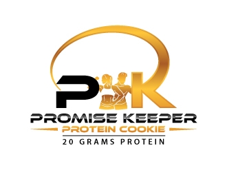Promise Keeper protein cookie logo design by uttam