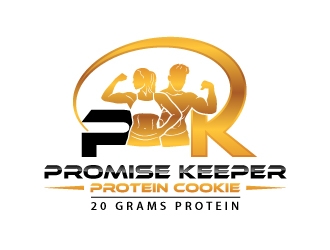 Promise Keeper protein cookie logo design by uttam