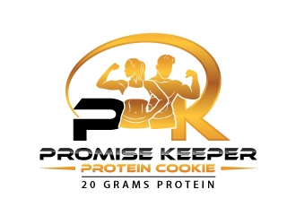Promise Keeper protein cookie logo design by uttam