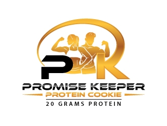 Promise Keeper protein cookie logo design by uttam