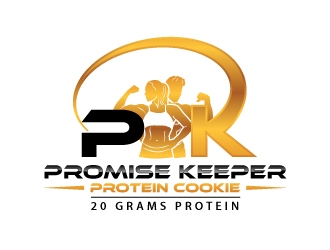 Promise Keeper protein cookie logo design by uttam