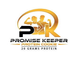 Promise Keeper protein cookie logo design by uttam