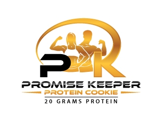 Promise Keeper protein cookie logo design by uttam