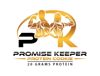 Promise Keeper protein cookie logo design by uttam