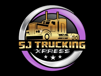 SJ Trucking Xpress logo design by NikoLai