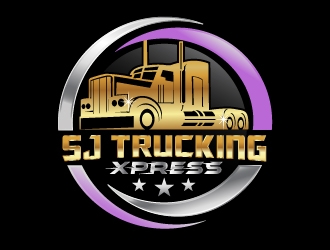 SJ Trucking Xpress logo design by NikoLai