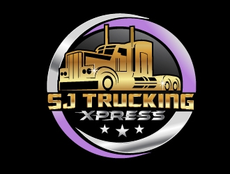 SJ Trucking Xpress logo design by NikoLai