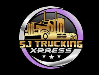 SJ Trucking Xpress Logo Design