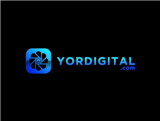 yordigital.com logo design by fillintheblack