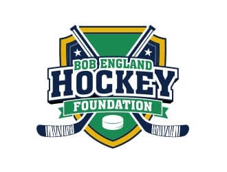 Bob England Hockey Foundation logo design by MarkindDesign