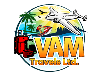 VAM Travels Ltd logo design by coco